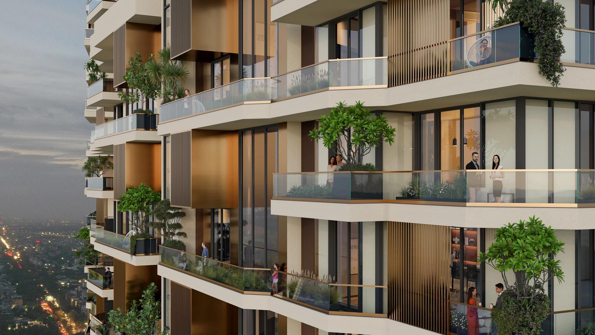 Private terraces