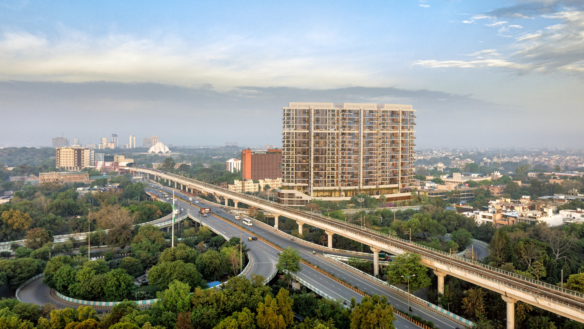 Swaranaya architecture in South Delhi