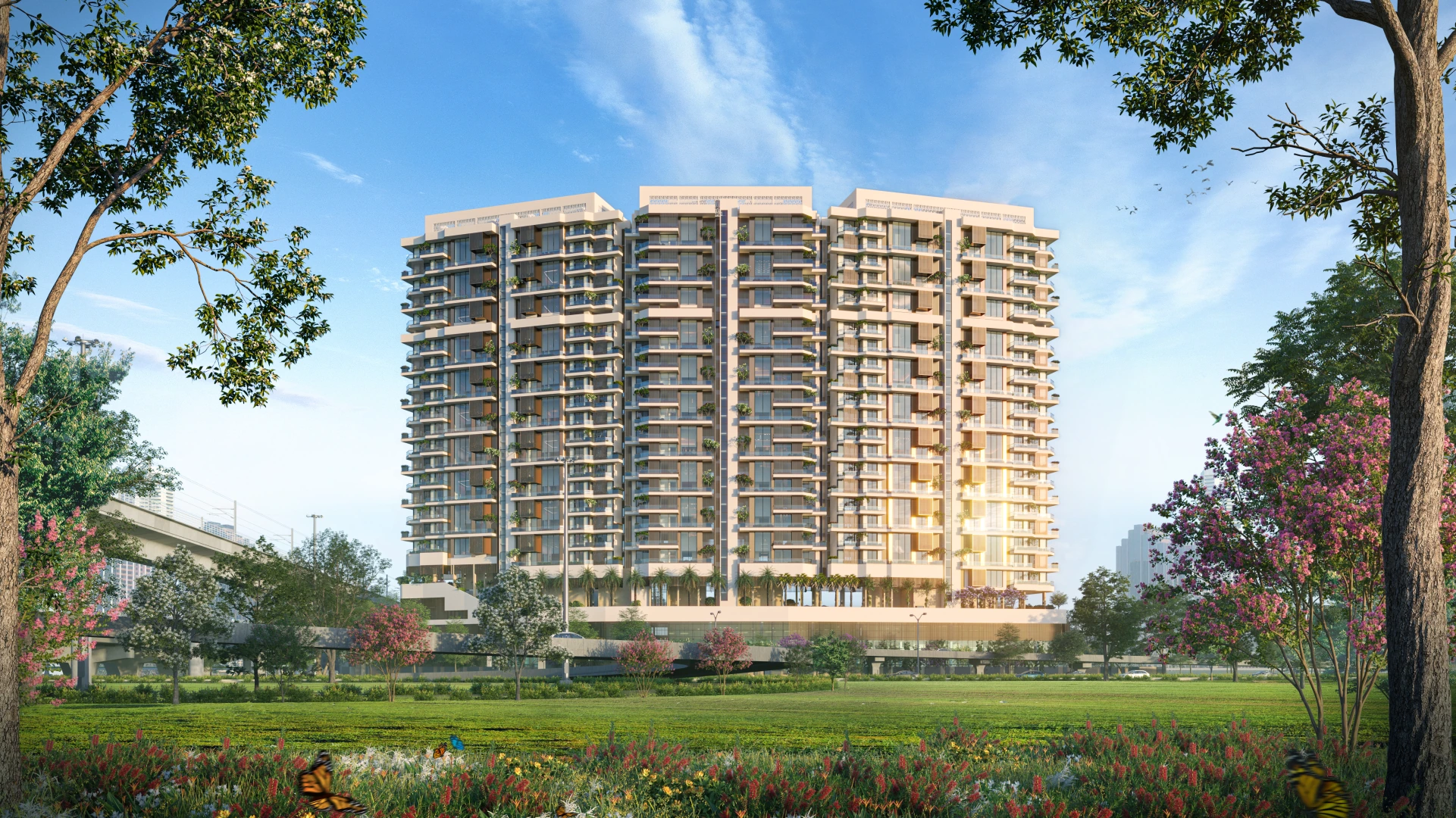 Swaranaya view from New Friends Colony