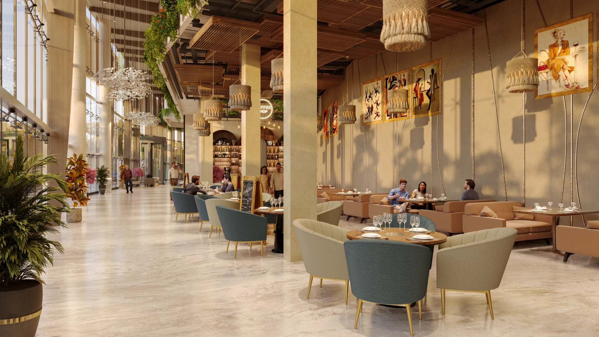 Ground-floor café