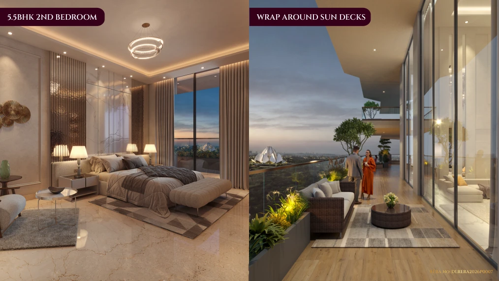 5.5 BHK bedroom