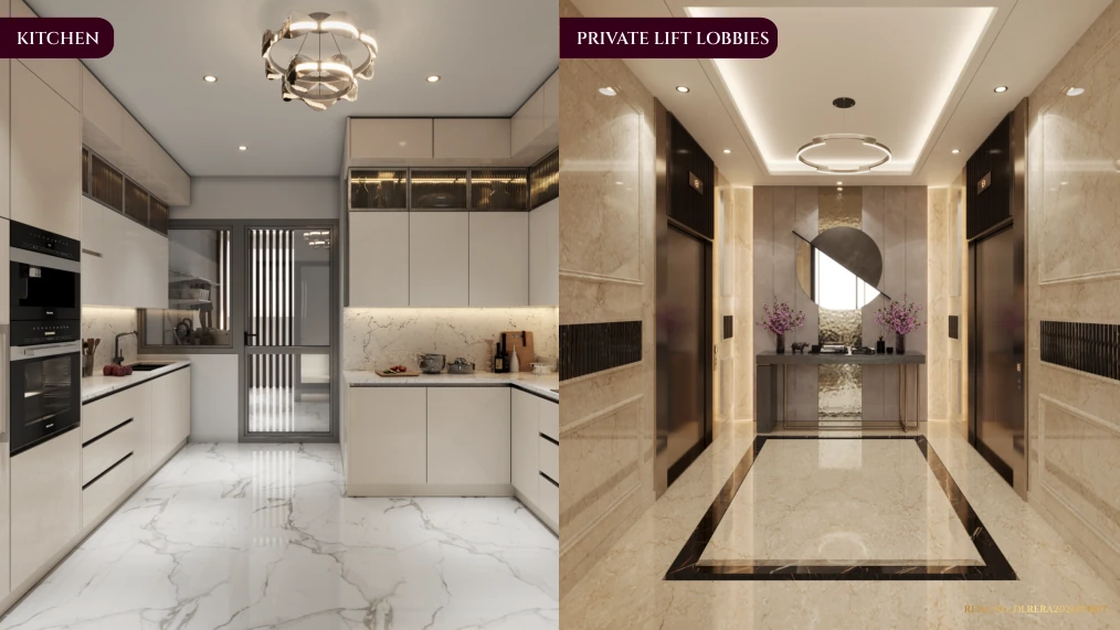 Private lift lobbies