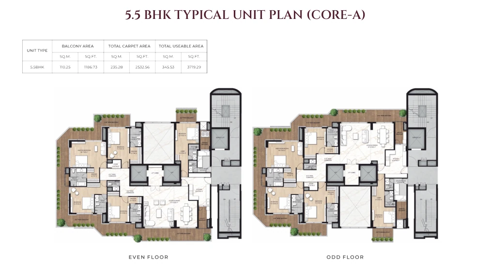 5.5 BHK Core A